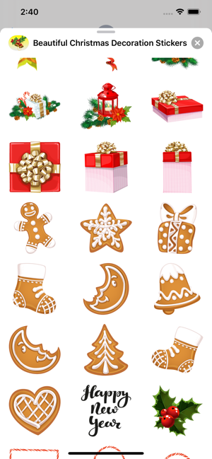 Beautiful Christmas Stickers(圖2)-速報App