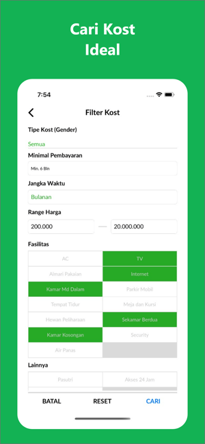 Mamikos Cari Kost Mudah Di App Store