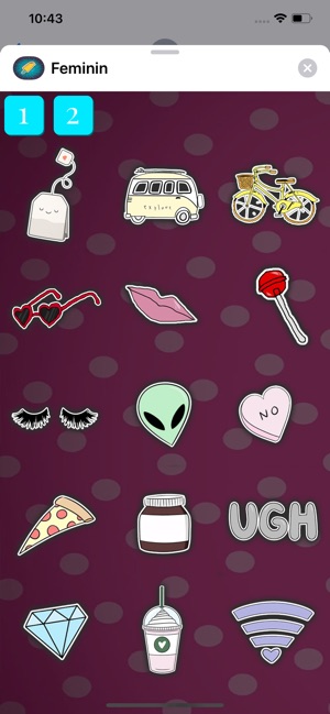 Feminin Stickers(圖4)-速報App