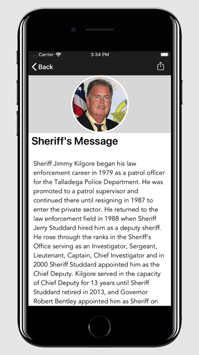 Talladega County AL Sheriff screenshot 3