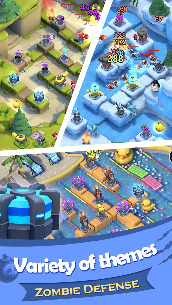 Zombie Defense - Merge Turrets