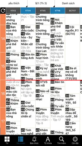 Game screenshot TV Vietnam - Lịch phát sóng apk