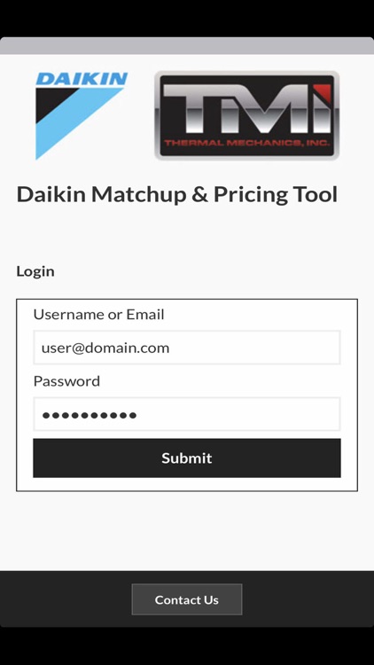 Daikin Matchup & Pricing Tool