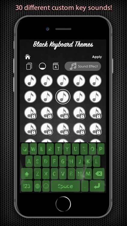 Black Keyboard & Key Themes screenshot-3