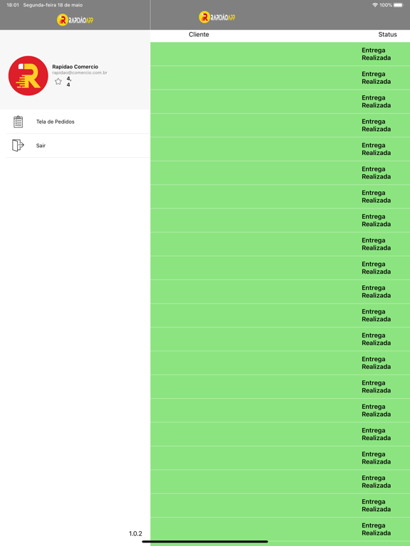 Screenshot #5 pour RapidãoApp para Comerciantes