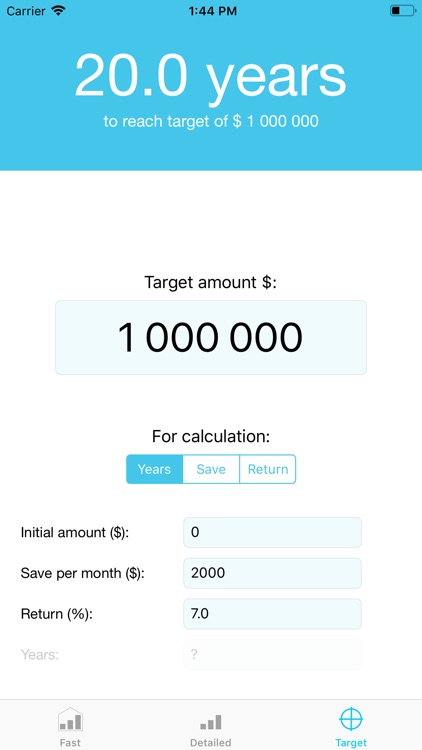 Compound Interest Graph