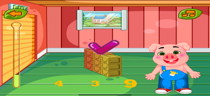 三只小猪 幼儿园数学早教游戏