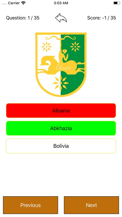 Country emblems quiz