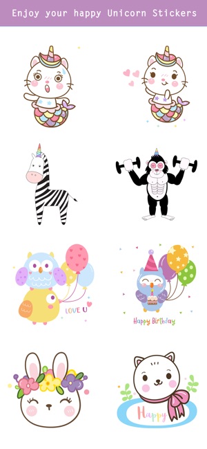 Cute Rainbow Unicorn & Friends(圖4)-速報App