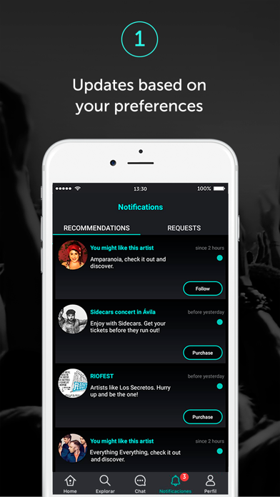 Wegow: Concerts & Festivals screenshot