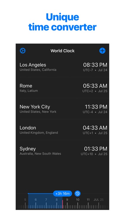 World Clock - Time Widget