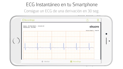 eKuore ECG screenshot 2