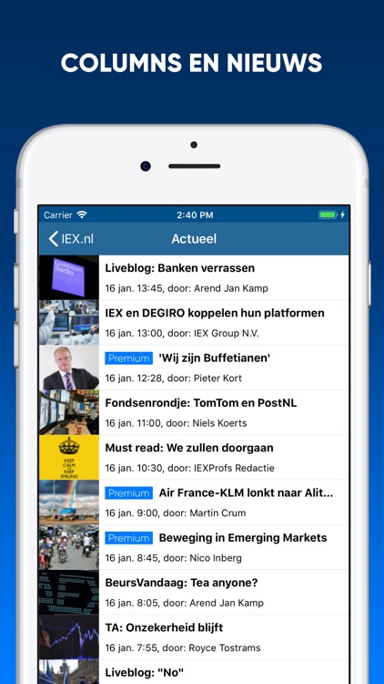 IEX.nl Beleggingsinformatie screenshot-3