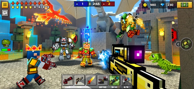 Pixel Gun 3d Fps Pvp Shooter On The App Store - medieval warfare roblox how to give weapons