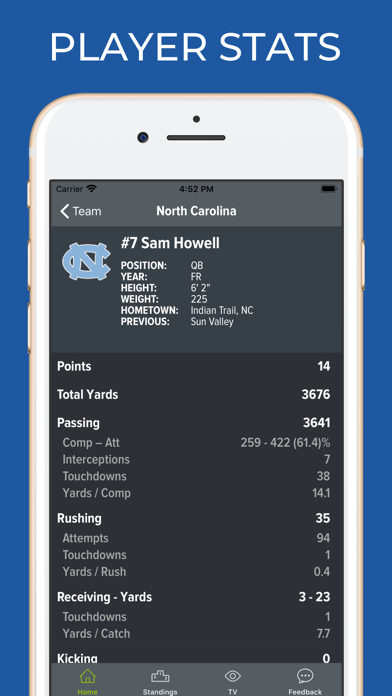 North Carolina Football screenshot 4