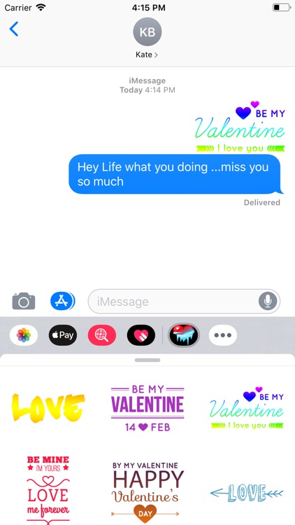 Love express emoji screenshot-3