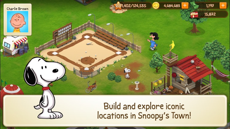 Peanuts: Snoopy Town Tale screenshot-0