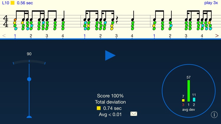 Rhythm Sight Reading Trainer