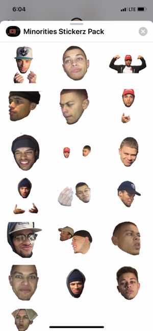 Minorities Stickerz Pack