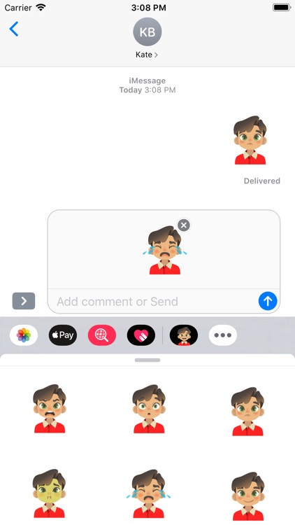 Baby Boy Pretty Sticker