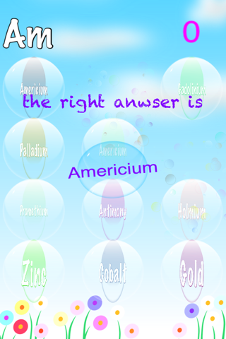 Periodic Table Bubble Pop - náhled