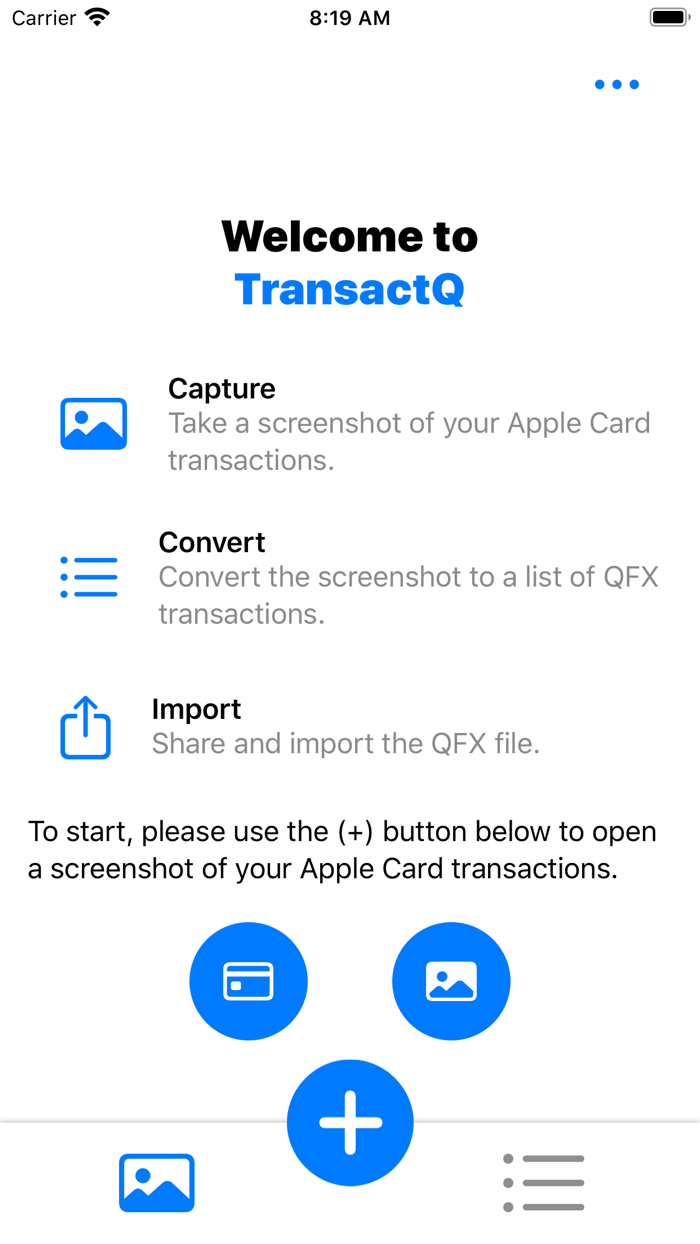 TransactQ Apple Card to QFX