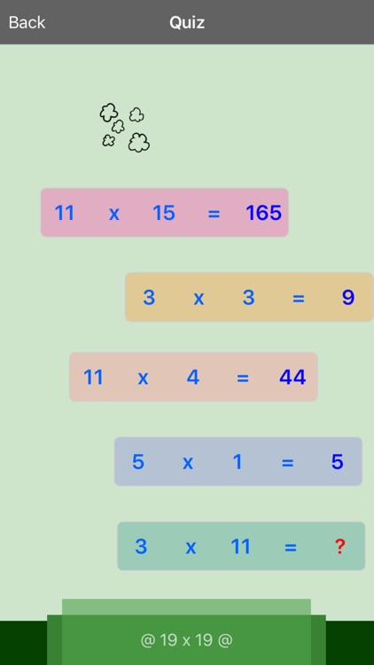 Speech 19 x 19 Multiplication