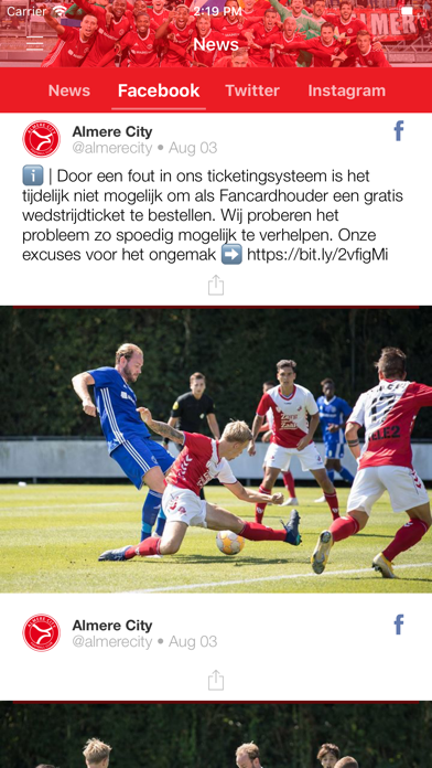 Almere City FC Official screenshot 2