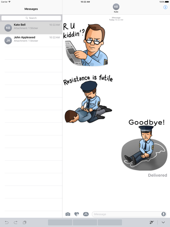 Funny Meme Police Stickerのおすすめ画像1