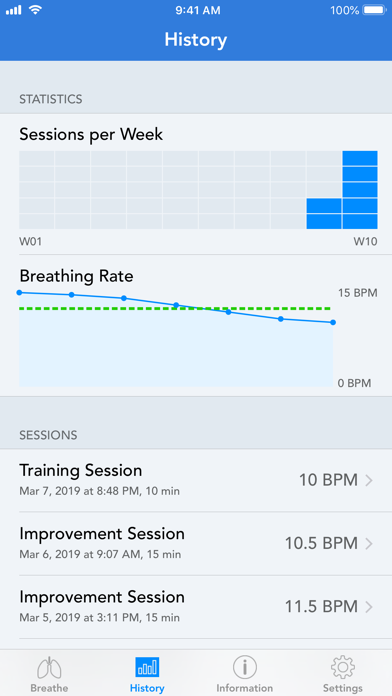 BreathingApp — Breath Trainerのおすすめ画像3