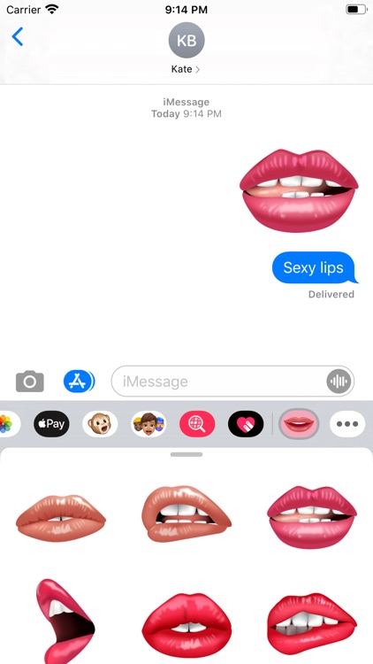 Love My Lips Stickers