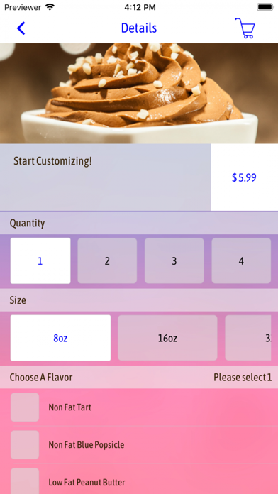 Xtreme Frozen Yogurt screenshot 3