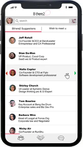 Game screenshot Bthere2: Business match & meet apk
