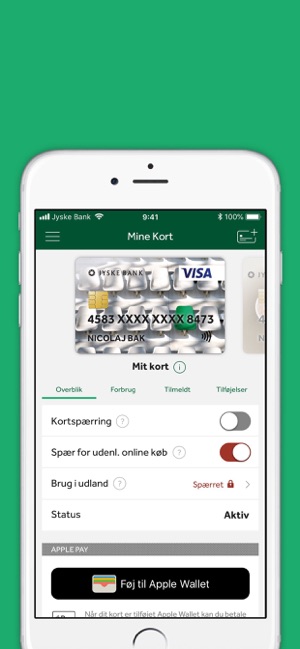 Mine Kort fra Jyske Bank(圖2)-速報App