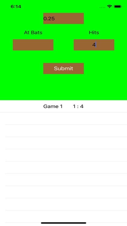 Batting Average Calculator