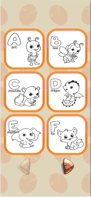 ABC Animal 英語字母動物著色遊戲的孩子們(圖4)-速報App