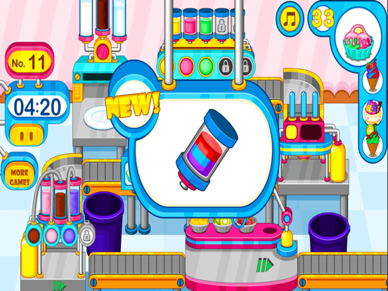 Cooking colorful ice cream screenshot 3