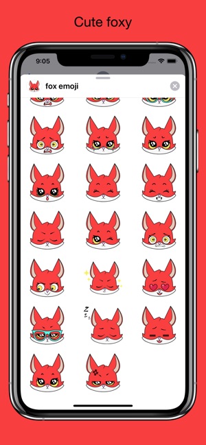 Fox emoji stickers pack(圖2)-速報App