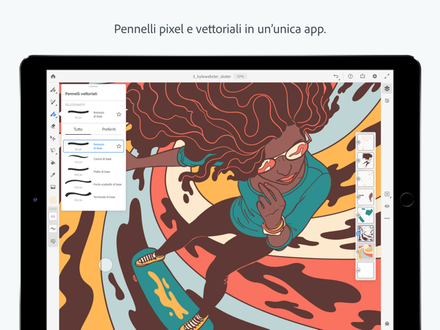 Adobe Fresco Disegnopittura Su App Store