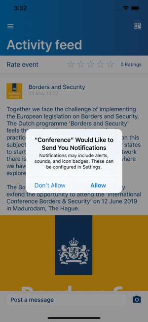 Conference Borders & Security