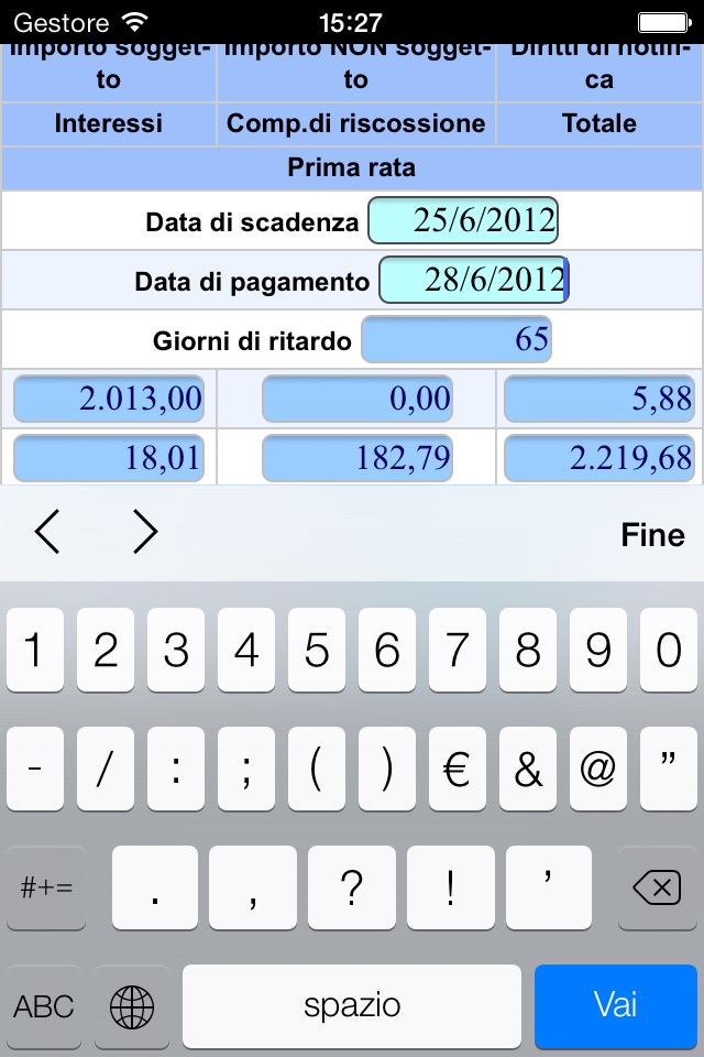 Interessi Cartelle Pagamento screenshot 4