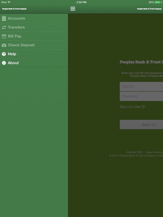 PeoplesBank of Hazard for iPad