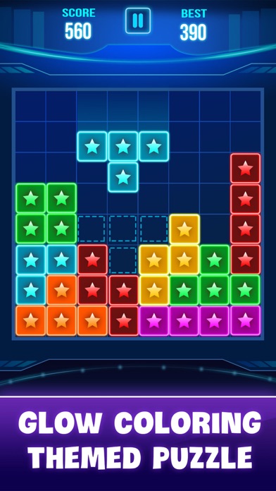 Glow Block Game screenshot 3