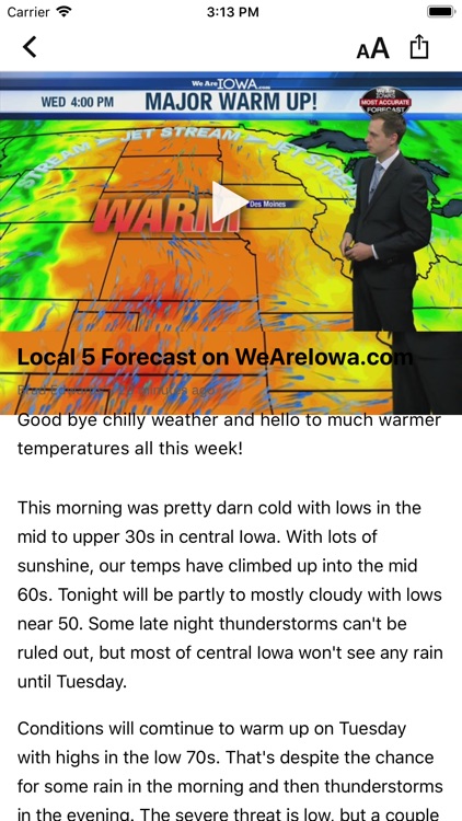 We Are Iowa Weather Local 5 screenshot-4