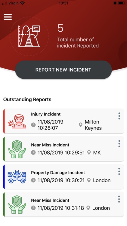 AssessNET Incidents