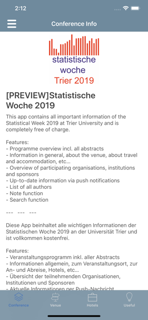 Statistische Woche 2019(圖2)-速報App