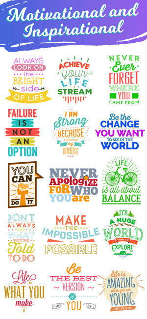 Quotes: Motivational Stickers(圖3)-速報App