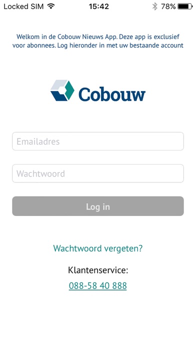 How to cancel & delete Cobouw nieuws en Bouwberichten from iphone & ipad 1