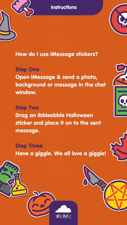 Ibbleobble Halloween Stickers screenshot-3