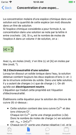 Game screenshot Chimie Seconde apk